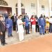 President Yoweri Museveni wishing farewell to the visiting Union Minister of State for External Affairs and Parliamentary Affairs of India Vellamvelly Muraleedharan with his delegation at the State House Entebbe on 11th November 2021. Photo by PPU/ Tony Rujuta.