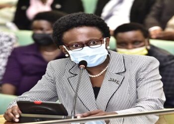 Health Minister Dr Jane Ruth Aceng