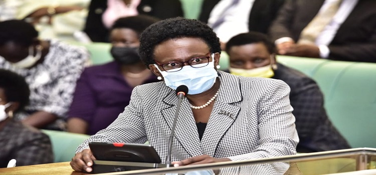 Health Minister Dr Jane Ruth Aceng