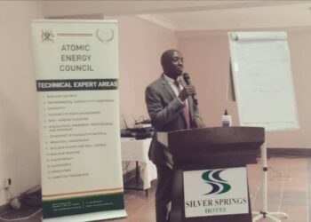 Principal Radiation Officer at AEC, Natharius Nimbashabira