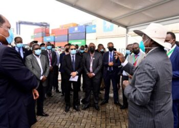 President Yoweri Museveni in Tanzania