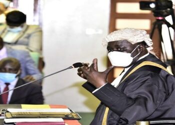 Speaker Oulanyah chairing the House on Tuesday