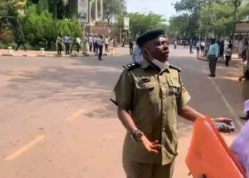 A senior police officer who asked civilians "Now you want police to do what?" after deadly twin bombings in Kampala