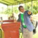 Ambassador Jibril Owomugisha the Greening Uganda campaign Chairperson addressing stakeholders at a recent conservation and agro forestry sensitization event