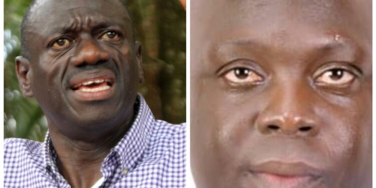 Dr Kizza Besigye and Faruk Kirunda