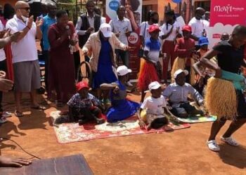 Rajiv and team at Home of Hope in Jinja