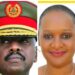 Gen Muhoozi and Sarah Kiyimba