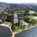 Aerial view of Speke Resort and Munyonyo Commonwealth Hotel