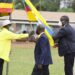 Kayunga District - LC5 By-elections - Bbale county - Museveni hands over Party flag to NRM candidate Andrew Muwonge