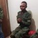 The arrested Rwandan soldier