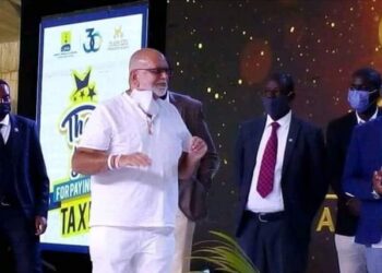 Dr Sudhir Ruparelia at the URA Taxpayers appreciation awards gala last week