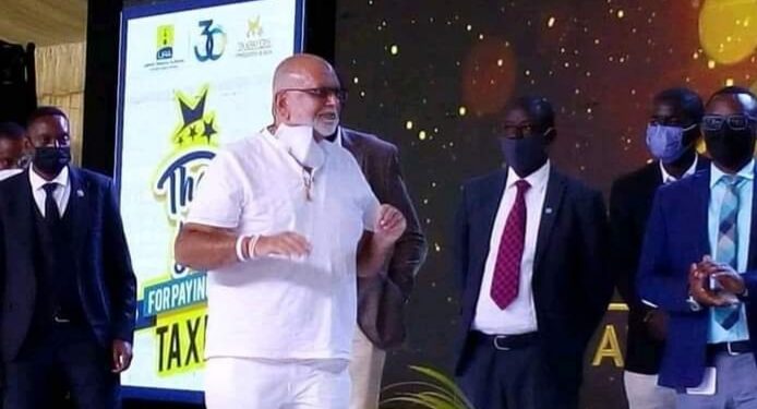 Dr Sudhir Ruparelia at the URA Taxpayers appreciation awards gala last week