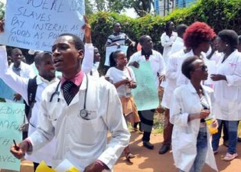 Medical interns striking.. Courtesy photo