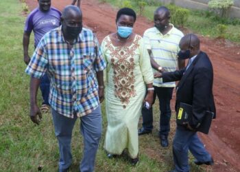 El-Haji Moses Kigongo and Hon Rosemary Sseninde in Kayunga