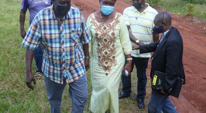 El-Haji Moses Kigongo and Hon Rosemary Sseninde in Kayunga