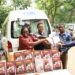 Prof Consolota Kabonesa (second left) receiving the books titled 'Gender and Socio-Economic Change’