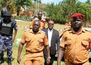 Omusinga of Rwenzururu Charles Mumbere before he was granted bail