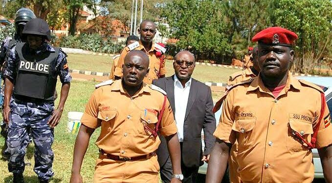 Omusinga of Rwenzururu Charles Mumbere before he was granted bail