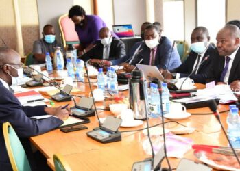 The Public Accounts Committee (Central Government) interacting with officials from Jacobsen Uganda Power Plant Company Limited