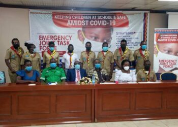 UNSA members and its partners such as Mothers Union, Scouts and Girl Guides Association, St John’s Ambulance, and Family Comfort Foundation in a group photo