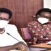 Minister Jane Aceng(R) and PS, Dr Atwine before the Health Committee