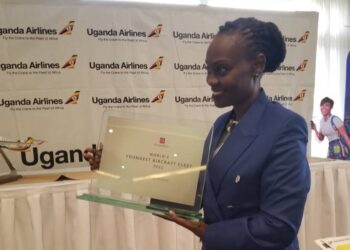 Jennifer Bamuturaki, the Acting Chief Executive Officer of Uganda Airlines