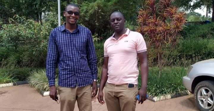 Kakwenza with his lawyer Eron Kiiza