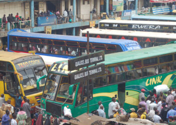 Kisenyi Bus Terminal in Kampala