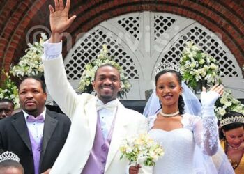 Duke Thomas and Princess Komuntale on their wedding day, years ago