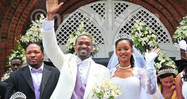 Duke Thomas and Princess Komuntale on their wedding day, years ago