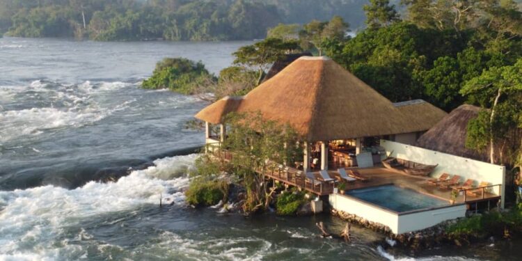 Lemala Wild waters Lodge Jinja where guests will be treated to a sumptuous luncheon this afternoon