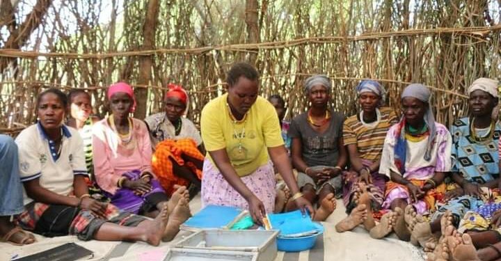 A savings group in Karamoja