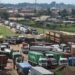 Trucks on Malaba border