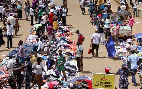 Street vendors in Kampala city