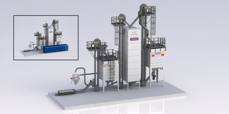 A professional system incorporating a Toxiscrub.