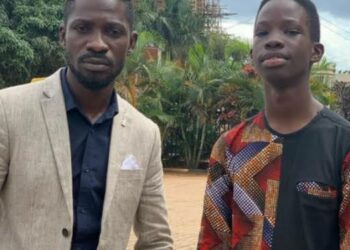 Bobi Wine and his son Solomon Kampala Kyagulanyi