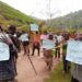 Batwa community demonstrating on Friday