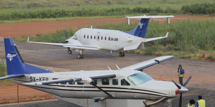 The aeroplanes going to be used by Bar Aviation in Uganda