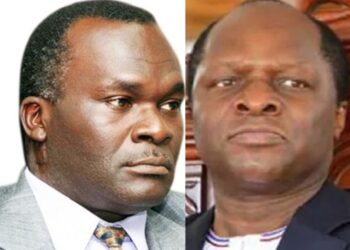 CJ Owiny-Dollo and Kabaka Ronald Muwenda Mutebi