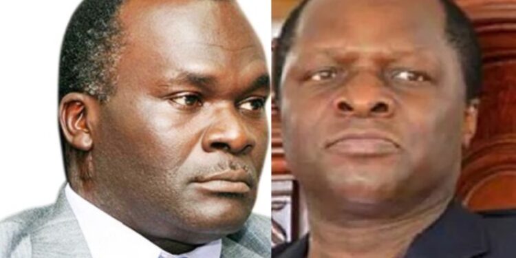 CJ Owiny-Dollo and Kabaka Ronald Muwenda Mutebi