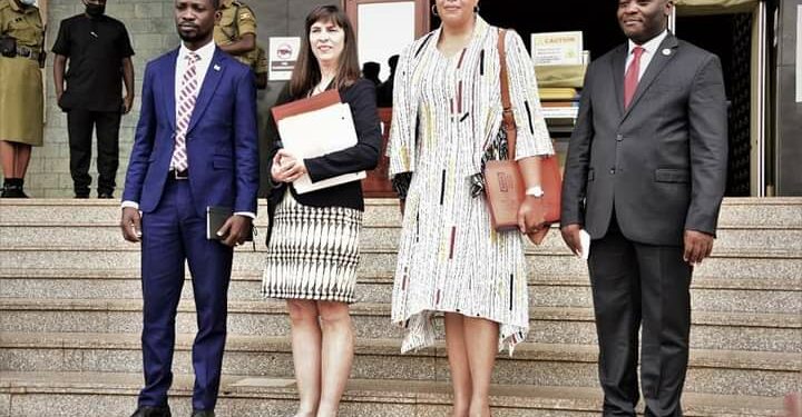 Bobi Wine, LOP Mpuuga with US government officials