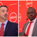 Jeff Gable – the Absa Group Chief Economist and Head of Macro and Fixed Income and Research (left) and David Wandera, the Absa Bank Uganda Executive Director, and Head of Financial Markets present that 2021 Absa Financial Markets Index report at Kampala Serena Hotel