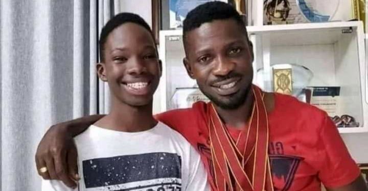 Solomon kampala with his father Bobi Wine