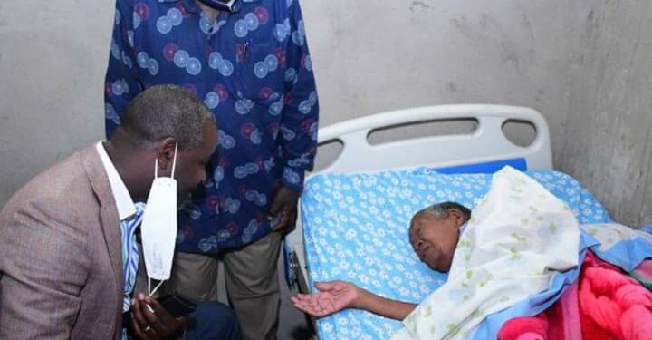 Deputy Speaker Thomas Tayebwa with his late grandmother recently