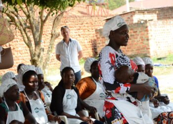 A young Woman Giving her Testimony During the Graduation-PHOTO BY David Magere