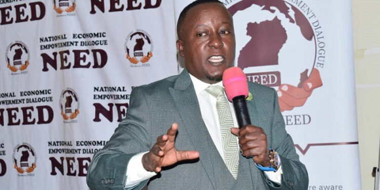 Joseph Kabuleta nga ayogerako eri abantu be Masaka ne Ankole