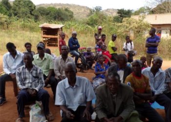 Residents of Kawanda ‘A’ Village in a meeting