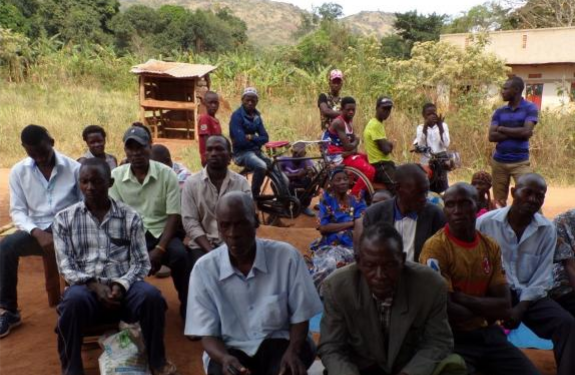 Residents of Kawanda ‘A’ Village in a meeting