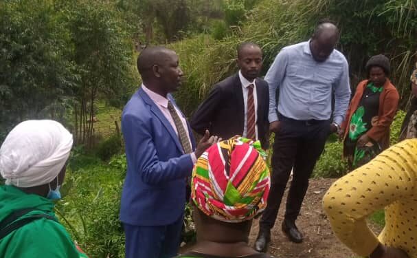 Fort Portal Central Division Deputy Resident City Commissioner Emmanuel Businge halts an illegal land eviction at Rwengoma Ward