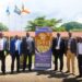 Hoima RCC Badru Mugabi with his Deputies and officials from Bunyoro Kitara Kingdom